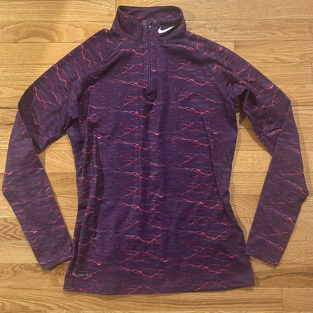 Nike Pro Combat Running quarter zip